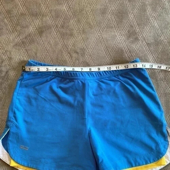 Tail Tech Performance Shorts Blue with Yellow Lining.  Size Small. - Picture 6 of 7
